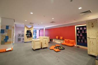 A photograph of the learning space at Tate Liverpool + RIBA North