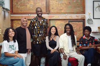 RESOLVE Collective with members from left to right: Jana, Melissa, Seth, Nina, Akil and Lauren