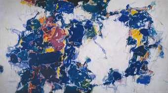 Fig.1 Sam Francis, Around the Blues 1957, 1962–3