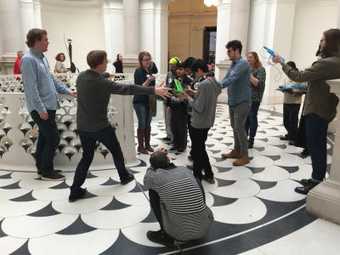 Kids in sound art workshop at Tate Britain